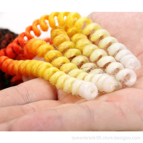 Smart Braid Ombre Synthetic Brown Spring Twist Braiding Hair Extension Crotchet Passion Twist Braids Hair